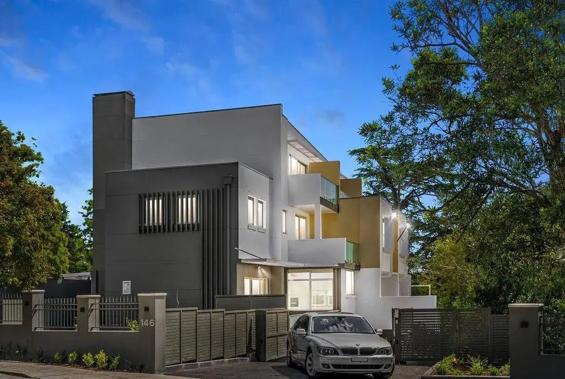 Multi-dwelling townhouse development in Pymble, subject of Occupation Certificate and compliance resolution work